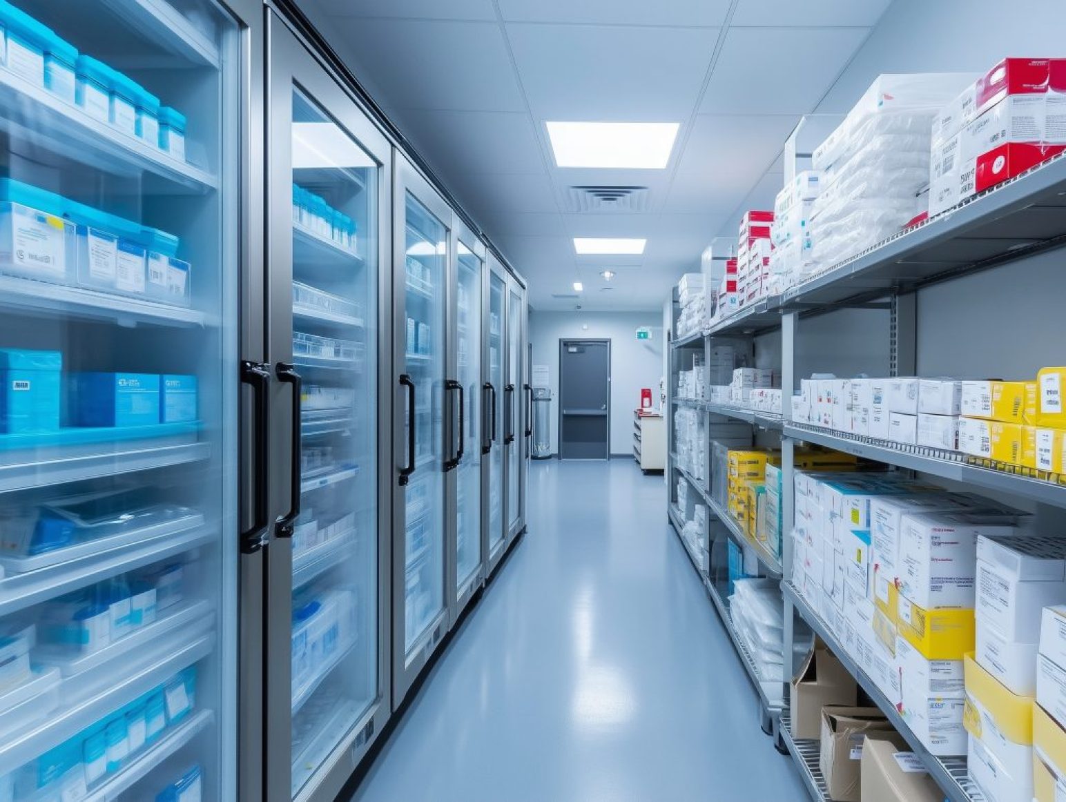 Expansive Medical Supplies Freezer for Healthcare Storage